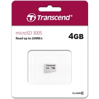 Transcend Premium 300S microSDHC-Karte 4GB Class 10 Transcend Premium 300S microSDHC-Karte 4GB Class 10