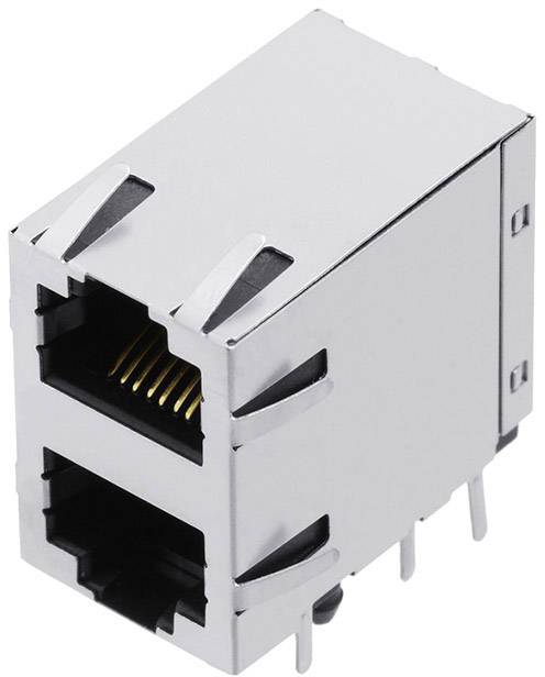 Encitech RJJS-88-144-E9H-047 RJ45 Steckverbinder 3259-0017-04 Buchse, Einbau horizontal Polzahl 8P8C Metall