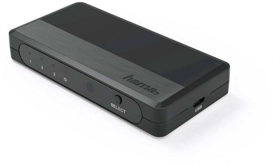 Hama 3 Port HDMI-Switch 1920 x 1080 Pixel
