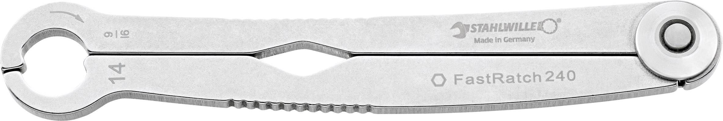 Stahlwille 41101919 240 19-3/4 Ratschen-Einringschlüssel 1 Stück Schlüsselweite (Metrisch) 19 mm