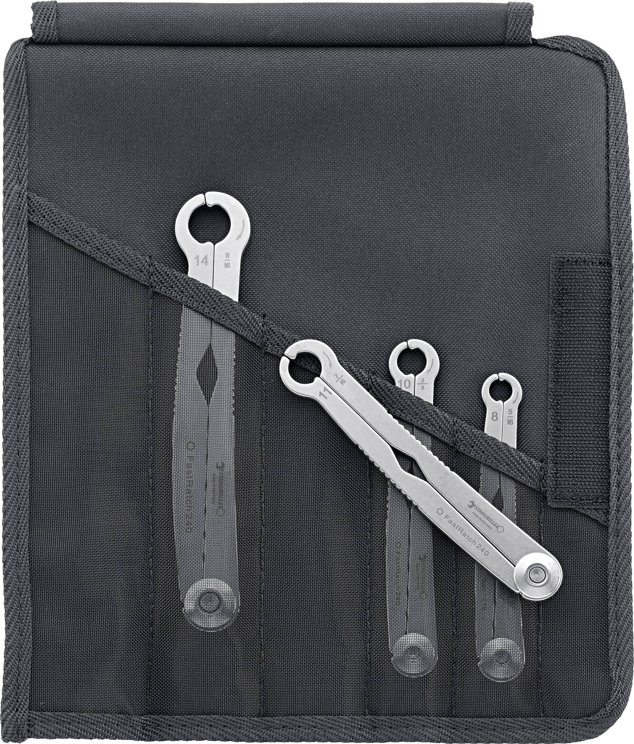 Stahlwille 96411003 240/4 Ratschen-Einringschlüssel-Satz 4teilig Schlüsselweite (Metrisch) 8 - 14mm