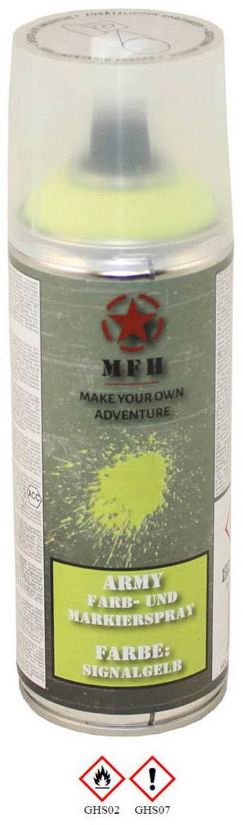 MFH - Military & Adventure 40353 Farbspray SIGNALGELB RAL 1026 400ml Signal-Gelb 1 St. (B x H) 6.5cm x 20cm