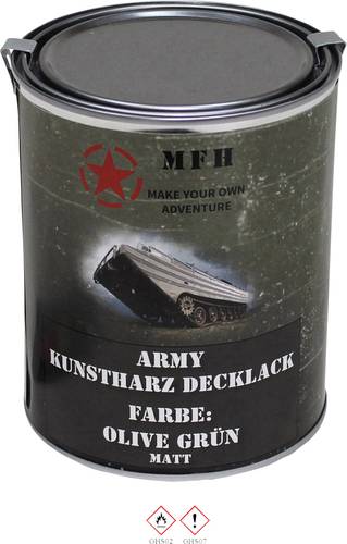 40360 Farbdose Army OLIV grün Olivgrün 1l
