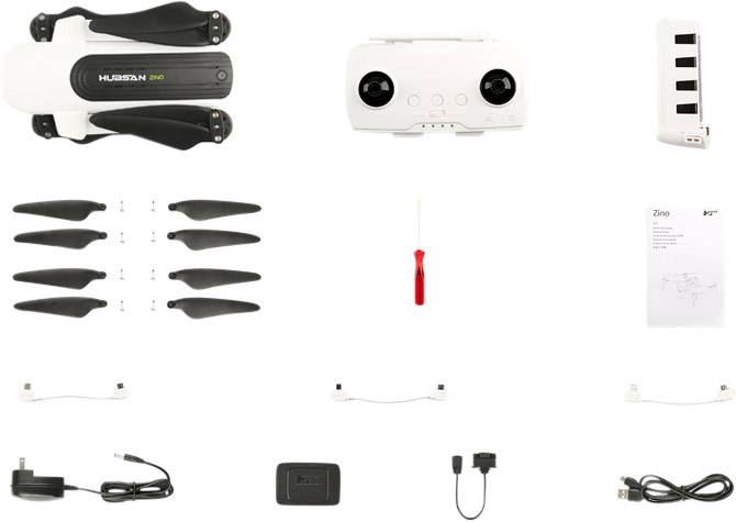 Hubsan Zino Quadrocopter RtF Kameraflug