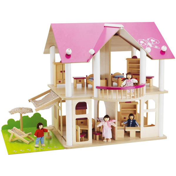 Eichhorn Puppenhaus mit Möbeln aus Holz 100002513