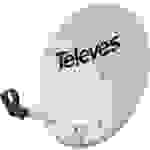 Televes S630ISD-W SAT Antenne 63cm Reflektormaterial: Glasfaserverstärkter Kunststoff Weiß