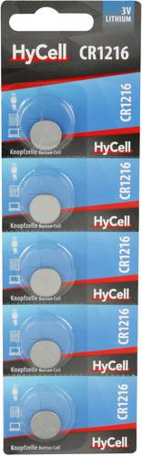 HyCell CR1216 Knopfzelle CR 1216 Lithium 3V 5St.