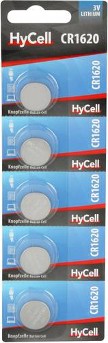 HyCell CR1620 Knopfzelle CR 1620 Lithium 3V 5St.
