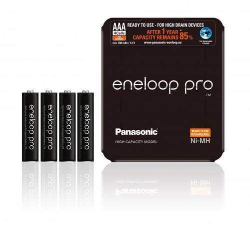 eneloop Pro HR03 Storage Micro (AAA)-Akku NiMH 900 mAh 1.2V 4St.