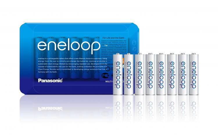 Panasonic eneloop HR03 Storage Micro (AAA)-Akku NiMH 750 mAh 1.2V 8St.