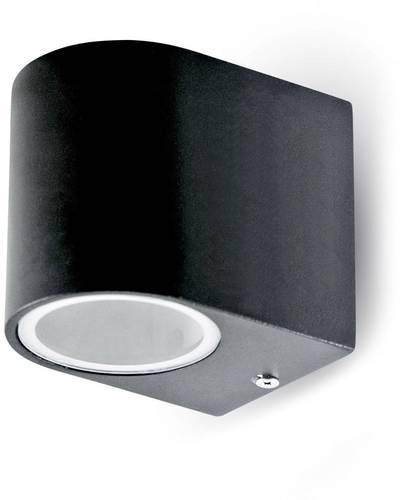 V-TAC VT-7651RD sw LED-Außenwandleuchte LED GU10 Schwarz