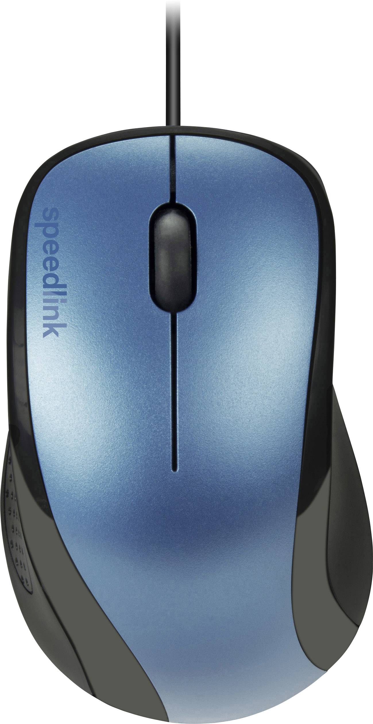 SpeedLink KAPPA Maus USB Optisch Blau, Schwarz 3 Tasten 1000 dpi Ergonomisch