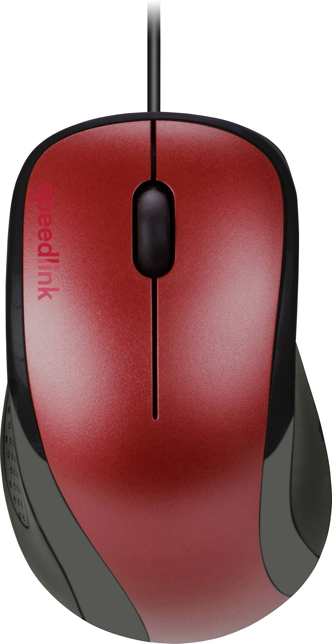 SpeedLink KAPPA Maus USB Optisch Rot/Schwarz 3 Tasten 1000 dpi Ergonomisch