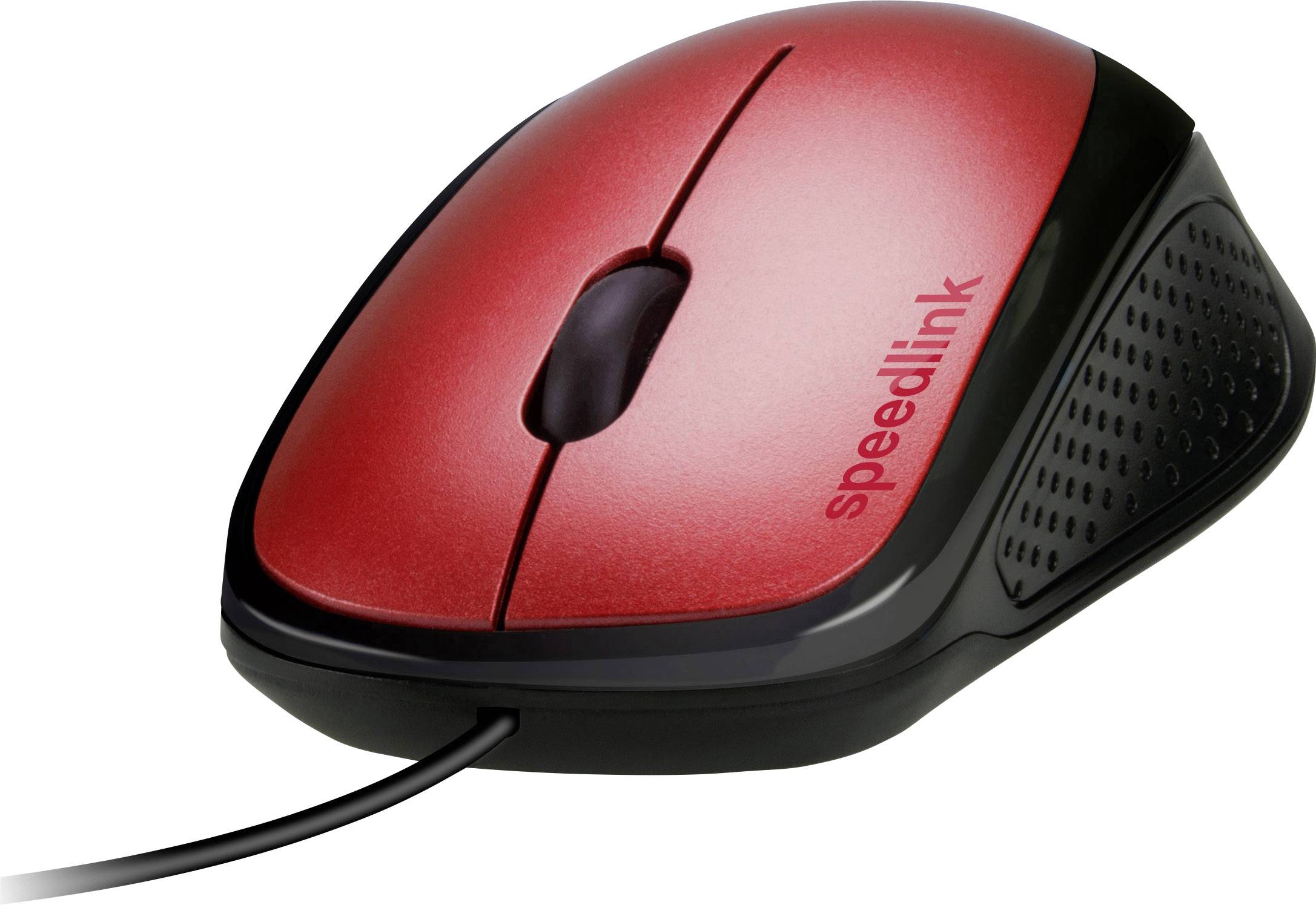 SpeedLink KAPPA Maus USB Optisch Rot/Schwarz 3 Tasten 1000 dpi Ergonomisch