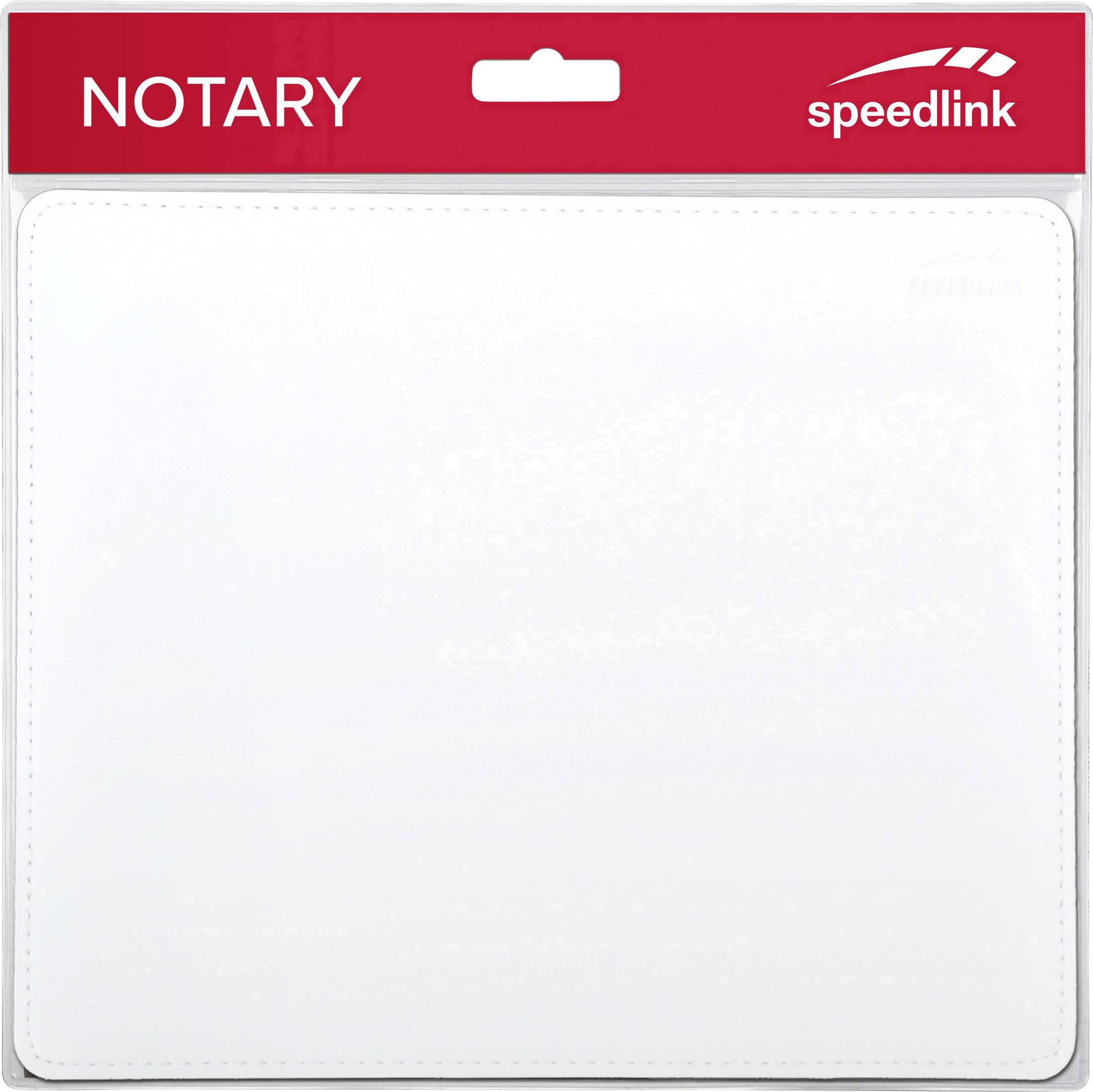 Speedlink Mauspad NOTARY, Soft Touch, weiß retail