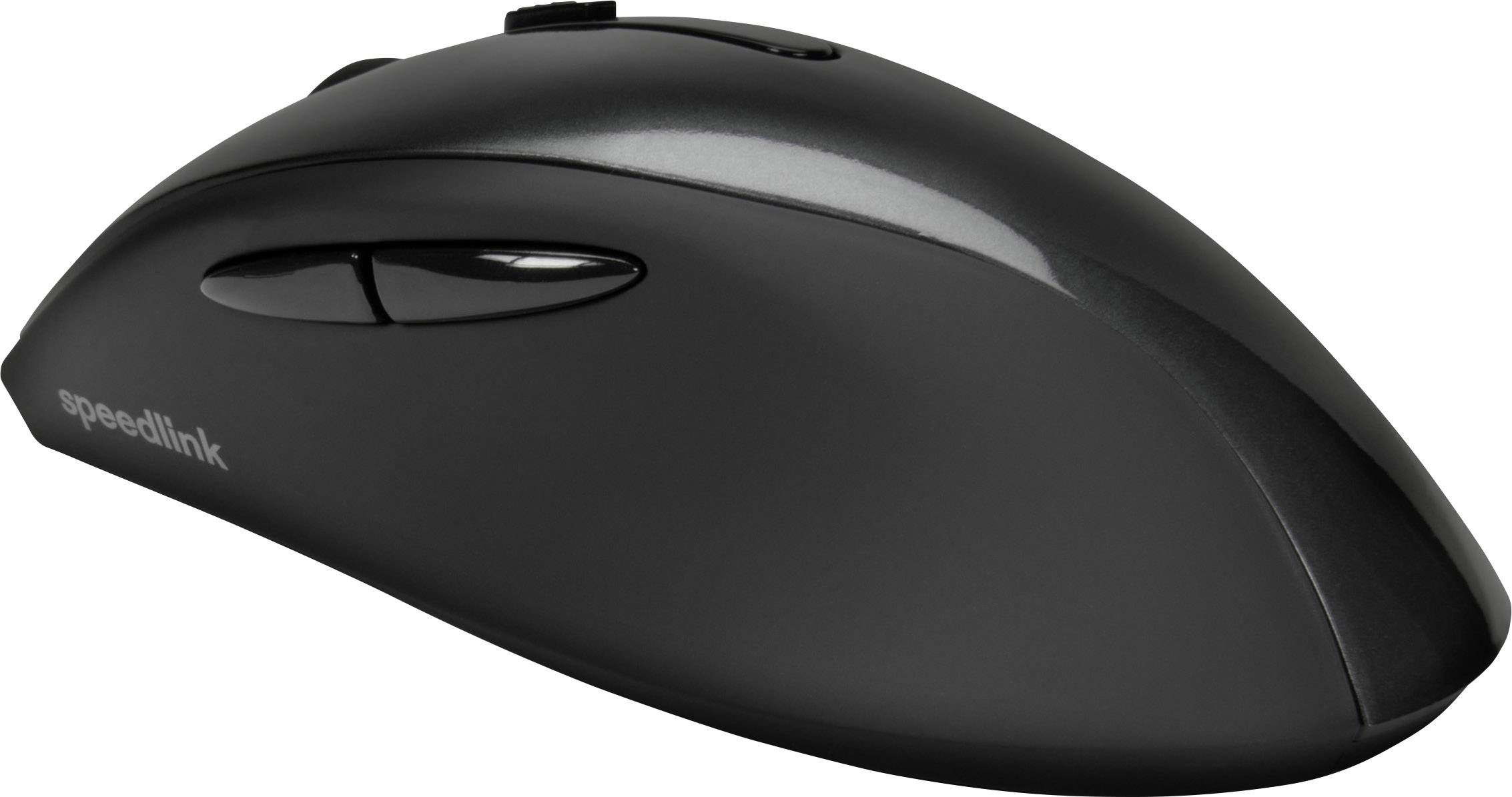 SpeedLink AXON Ergonomische Maus Funk Optisch Schwarz 5 Tasten 2200 dpi Ergonomisch