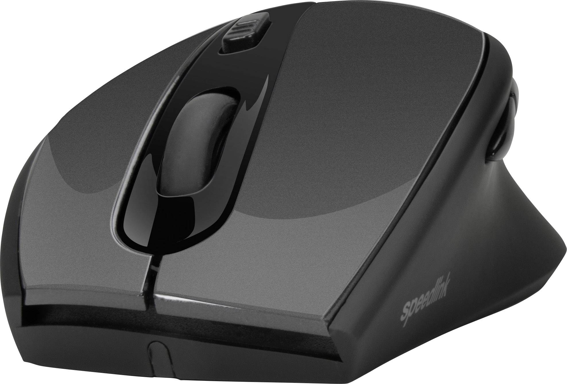 SpeedLink AXON Ergonomische Maus Funk Optisch Schwarz 5 Tasten 2200 dpi Ergonomisch