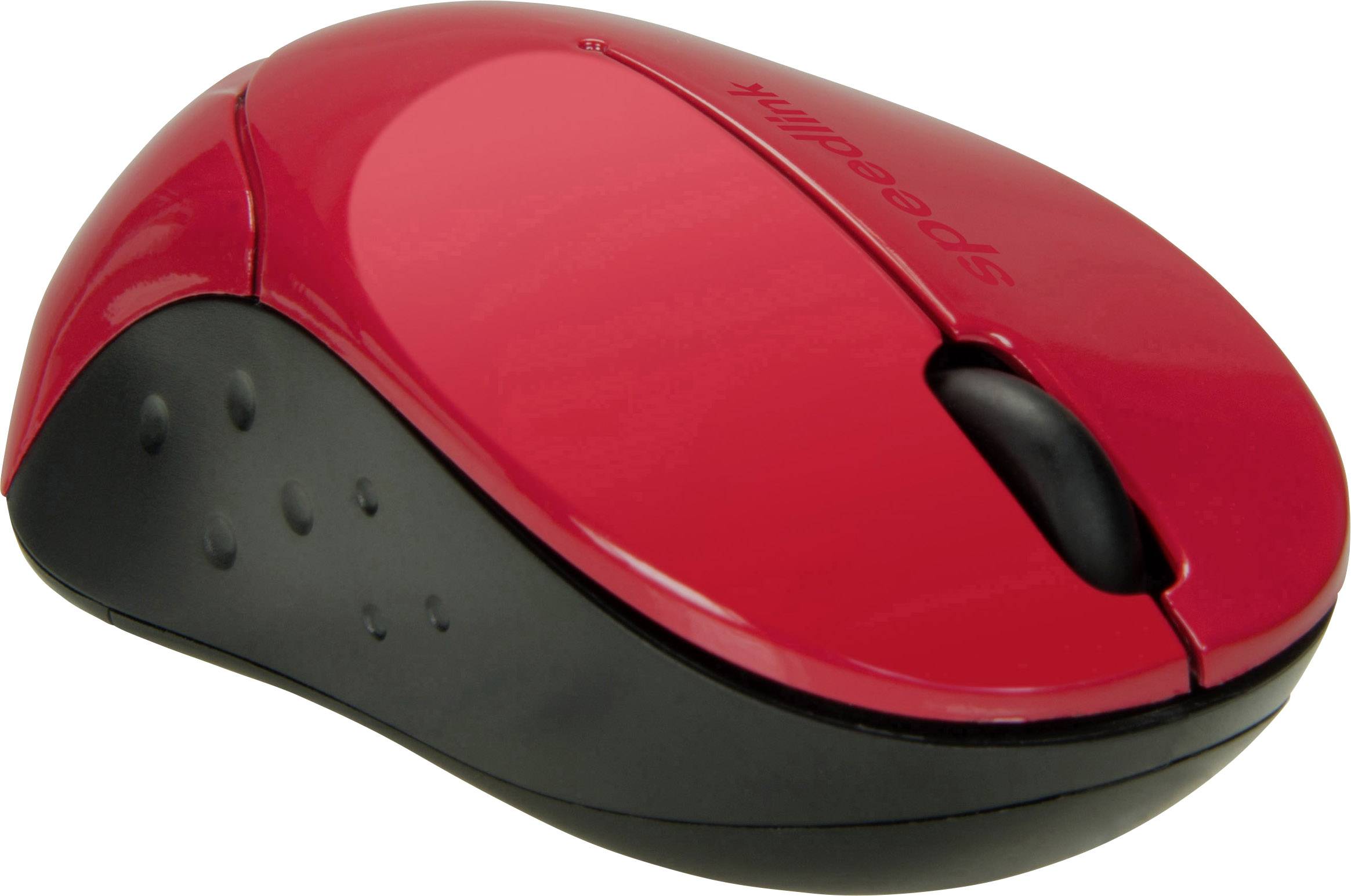 SpeedLink BEENIE Funk-Maus Optisch Rot/Schwarz