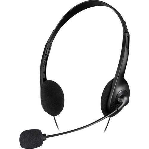 SpeedLink ACCORDO PC-Headset 3.5mm Klinke Stereo On Ear Schwarz