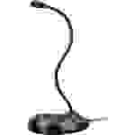 SpeedLink Lucent PC-Mikrofon Schwarz Kabelgebunden inkl. Kabel, Standfuß