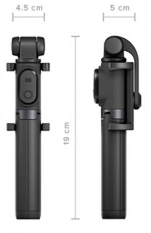 Xiaomi Mi 2in1 Selfie Stick Schwarz Integriertes Stativ
