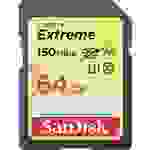 SanDisk Extreme® SDXC-Karte 64GB Class 10, UHS-I, UHS-Class 3, v30 Video Speed Class 4K-Videounterstützung