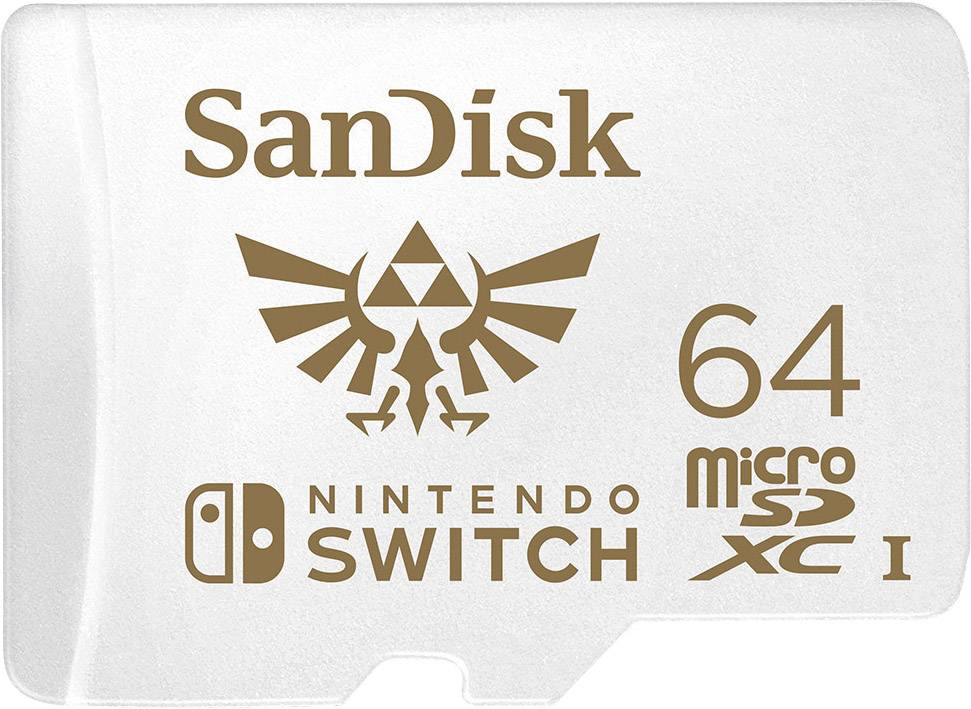 SanDisk Extreme Nintendo Switch™ microSDXC-Karte 64 GB UHS-I, UHS-Class 3 Geeignet für Nintendo Sw