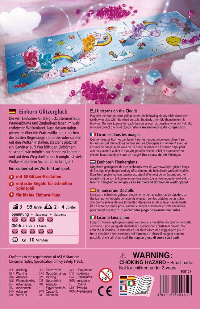 Haba Einhorn Glitzerglück  Der Wolkenschatz 300123