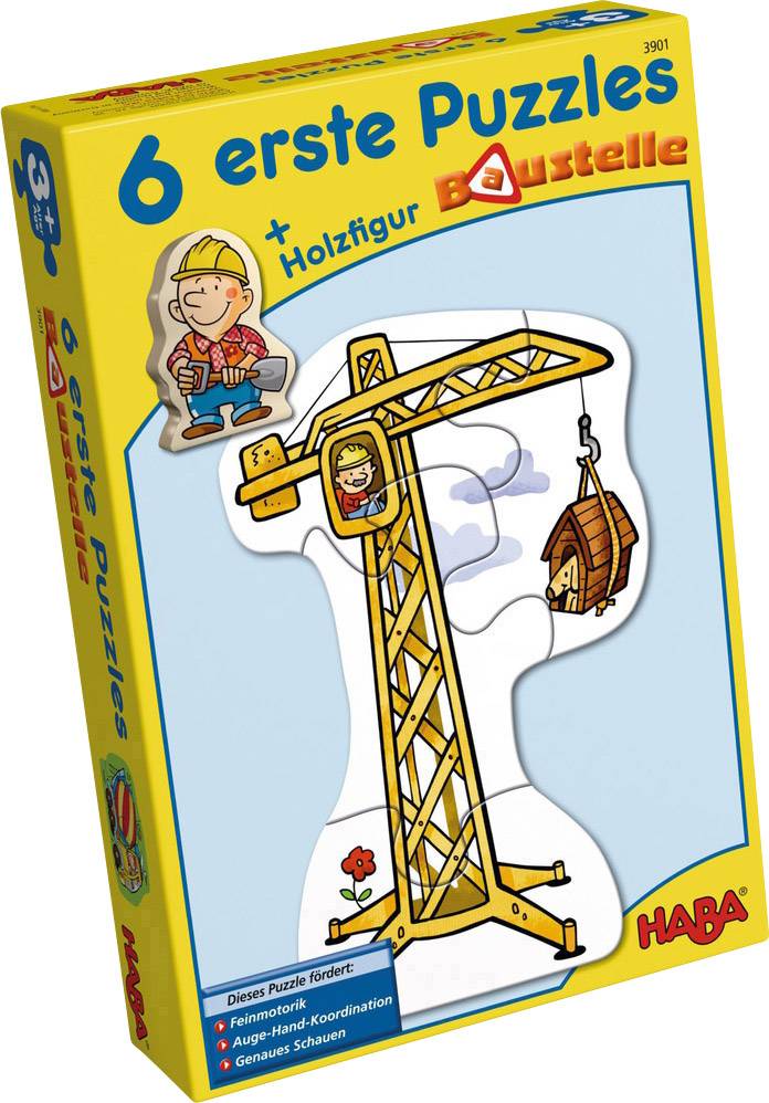 Haba 6 erste Puzzles – Baustelle 003901