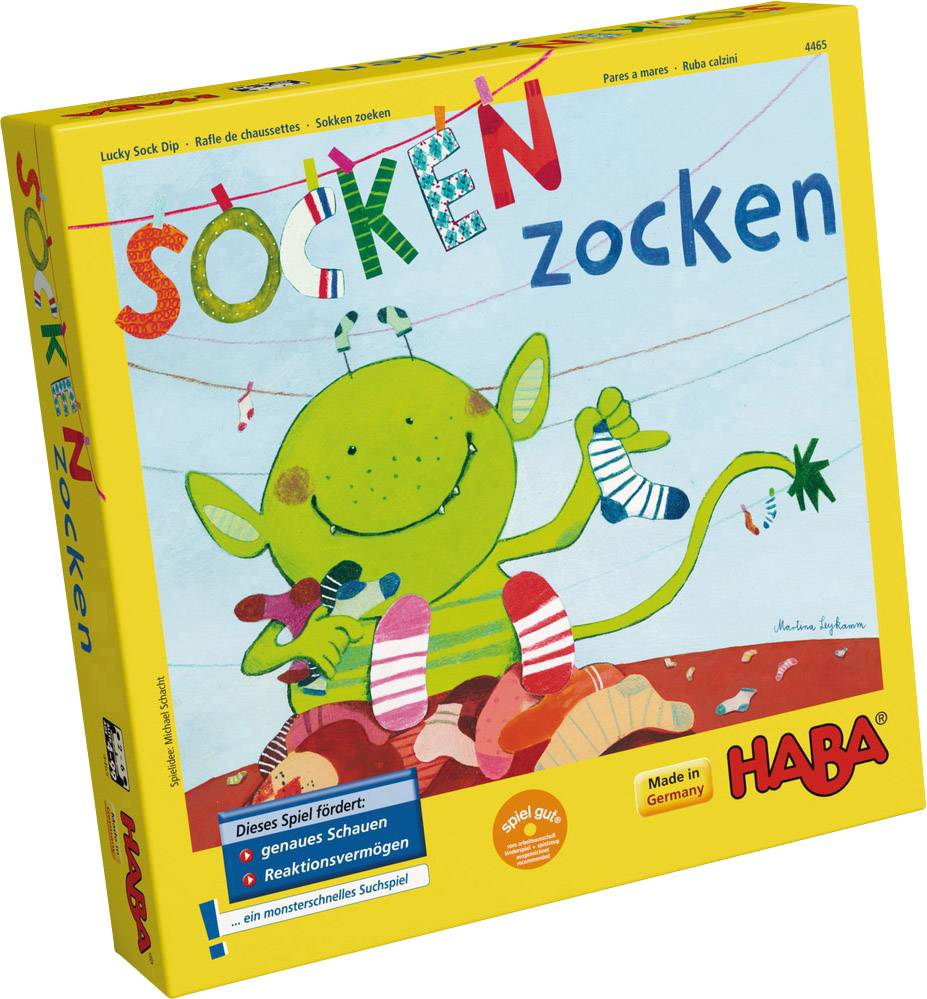 Haba Socken zocken Kartenspiel 004465