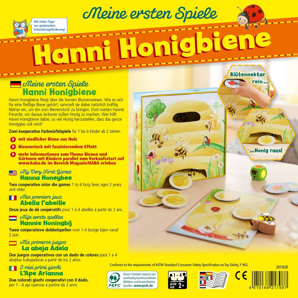 Haba Meine ersten Spiele  Hanni Honigbiene 301838