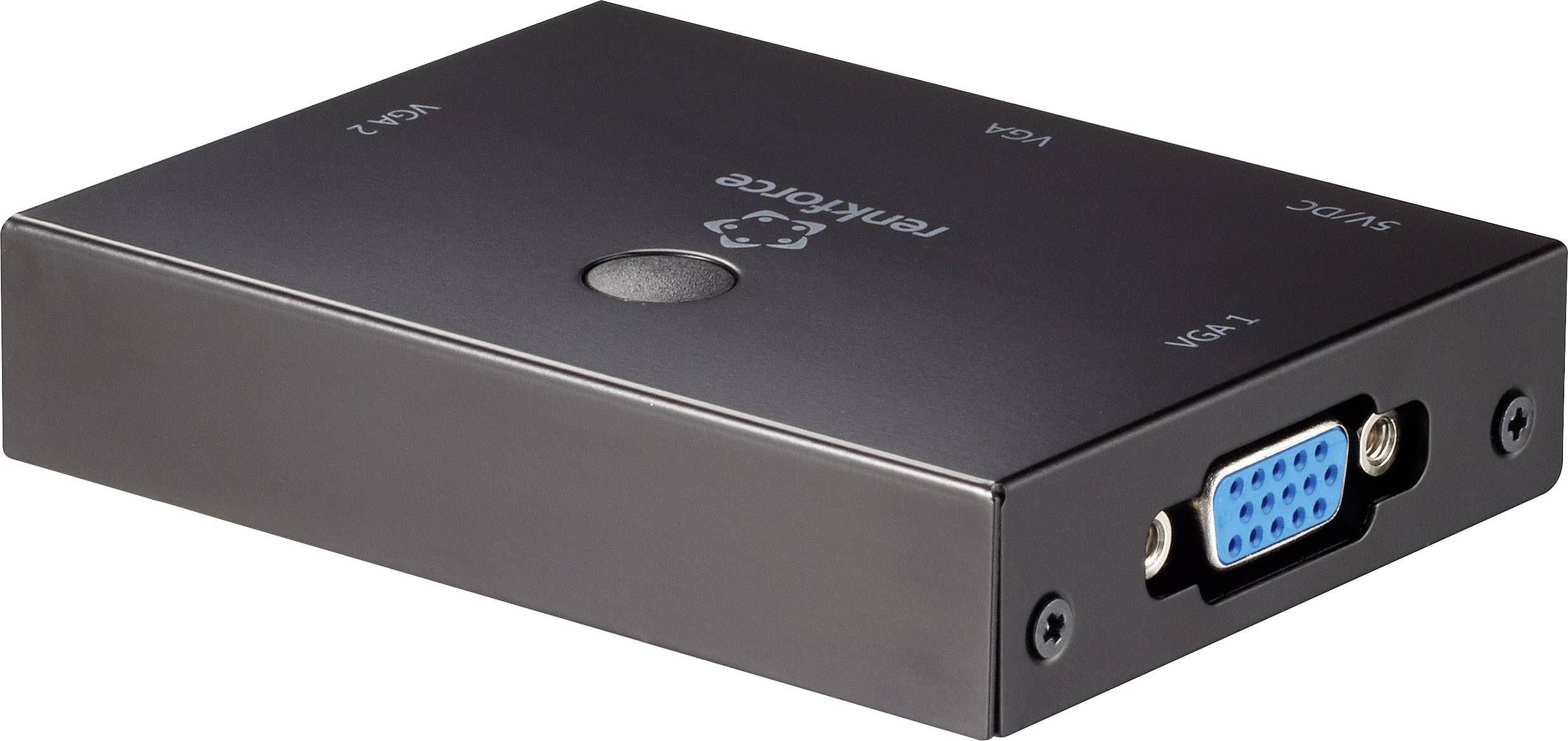 Renkforce 2 Port VGA-Switch bidirektional verwendbar Full HD 1080p @ 60Hz