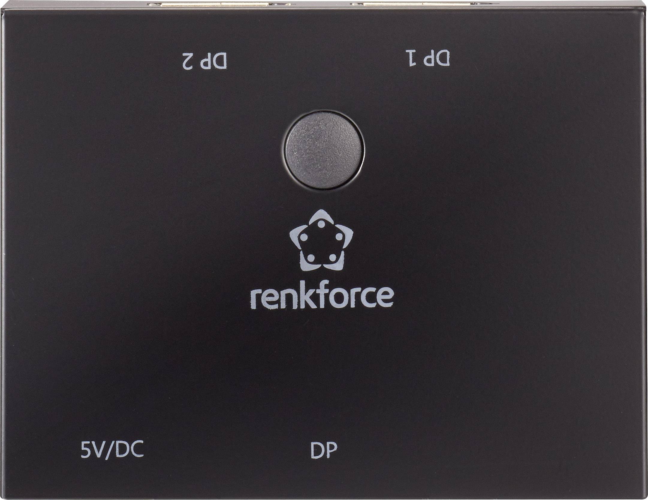 Renkforce 2 Port DisplayPort-Switch bidirektional verwendbar 3840 x 2160 Pixel