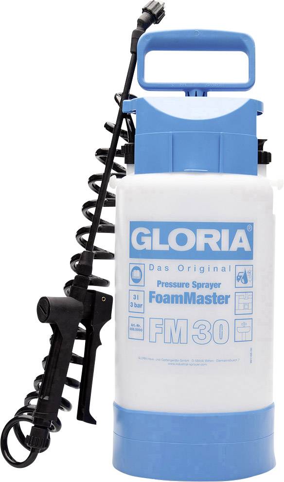 Gloria Haus und Garten 000658.0000 FoamMaster FM 30 Drucksprüher 3l