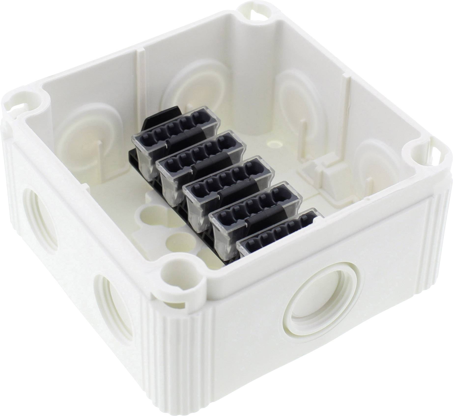 Wiska 10105599 Abzweigkasten (L x B x H) 95 x 95 x 60mm Creme-Weiß IP66/IP67 1St.