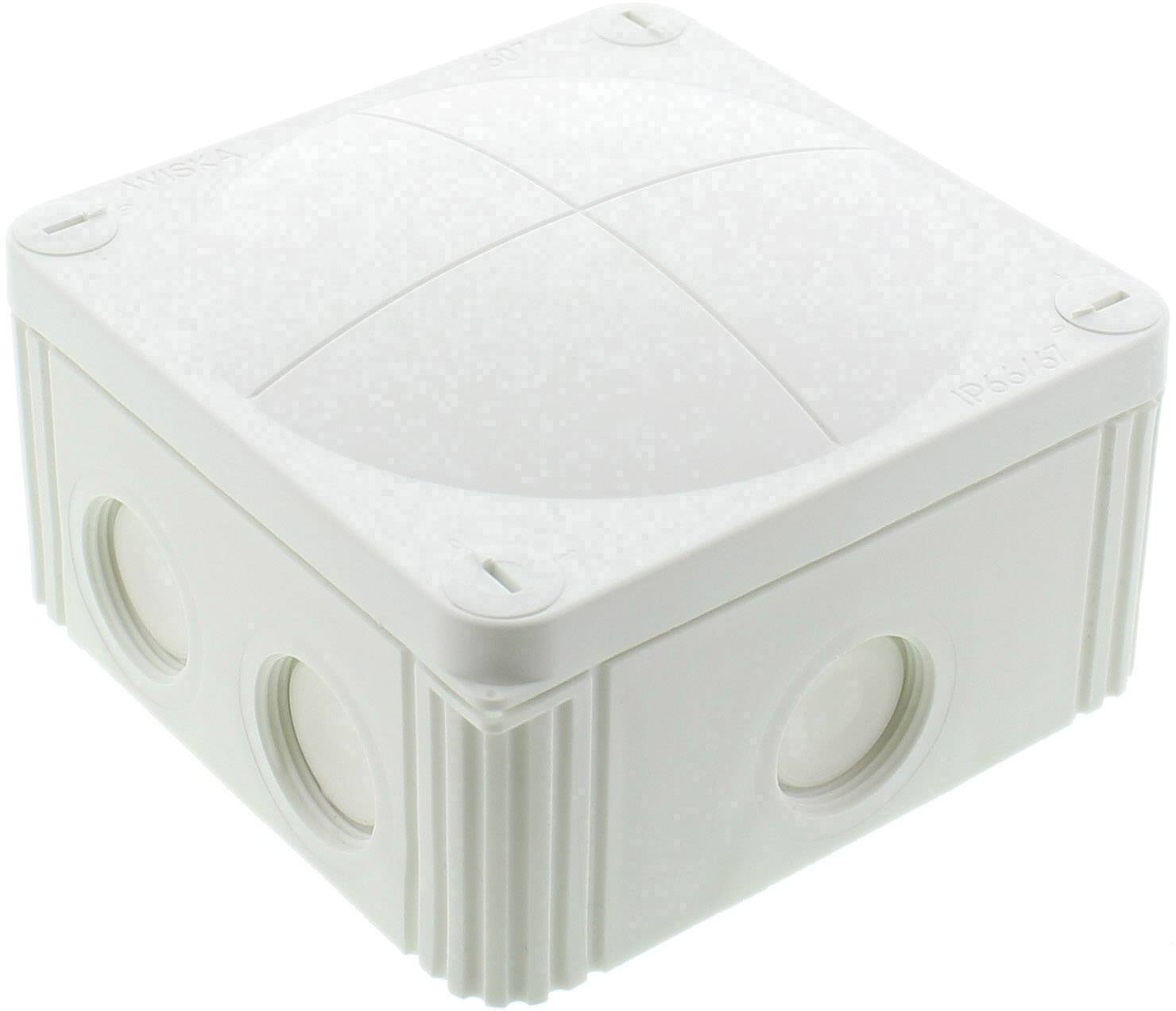 Wiska 10060533 Abzweigkasten (L x B x H) 110 x 110 x 66 mm Creme-Weiß IP66/IP67 1 St.