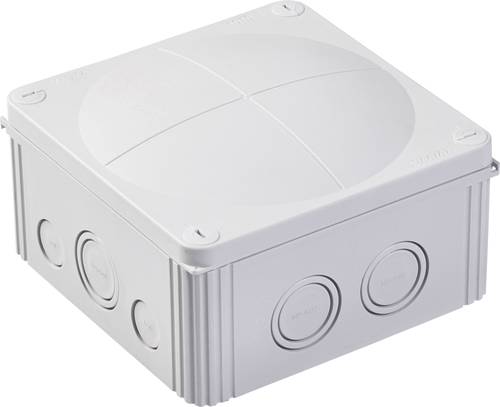 10060703 Abzweigkasten (L x B x H) 140 x 140 x 82mm Lichtgrau (RAL 7035) IP66/IP67 1St.