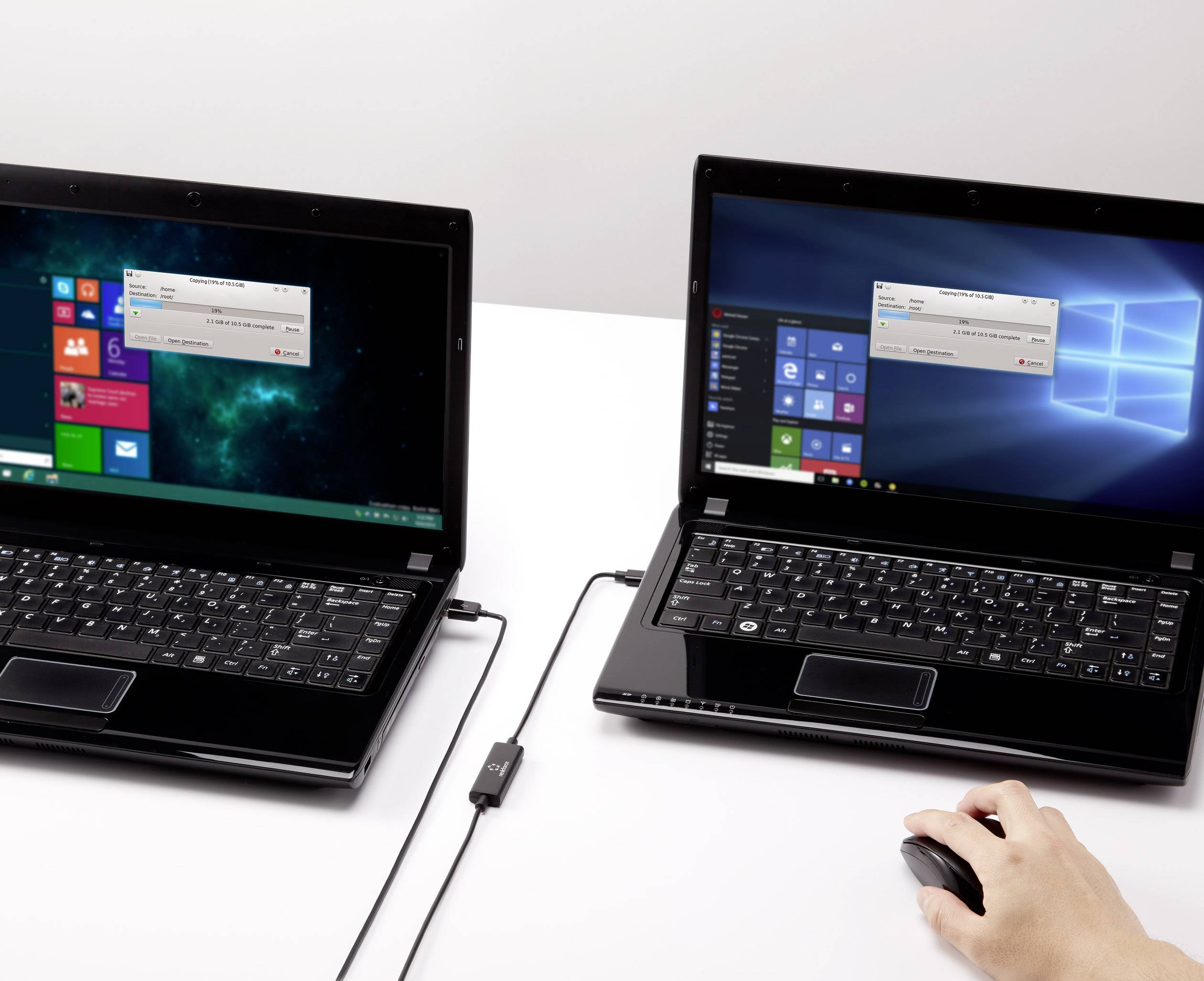 Renkforce USB 2.0 Kabel [1x USB 2.0 Stecker A - 1x USB-C™ Stecker] 1.50m Schwarz