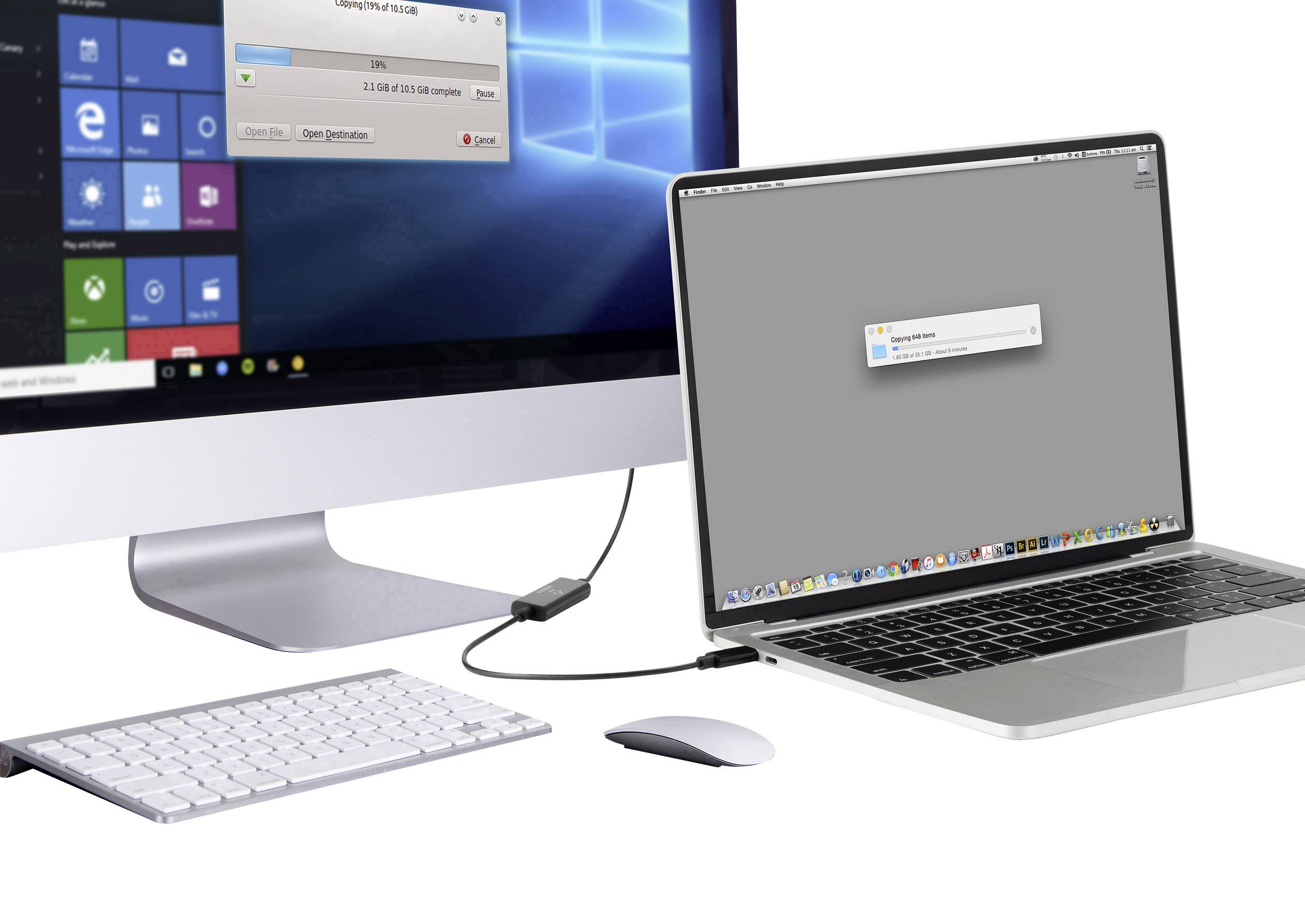 Renkforce USB 2.0 Kabel [1x USB 2.0 Stecker A - 1x USB-C™ Stecker] 1.50m Schwarz