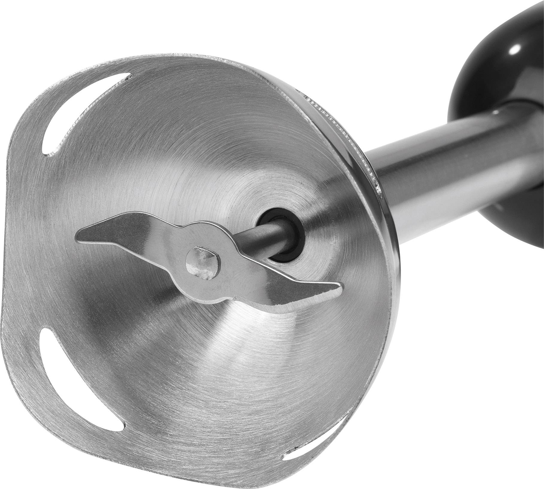 GourmetMaxx 06885 Stabmixer 600W mit Zerkleinereraufsatz Weiß, Schwarz