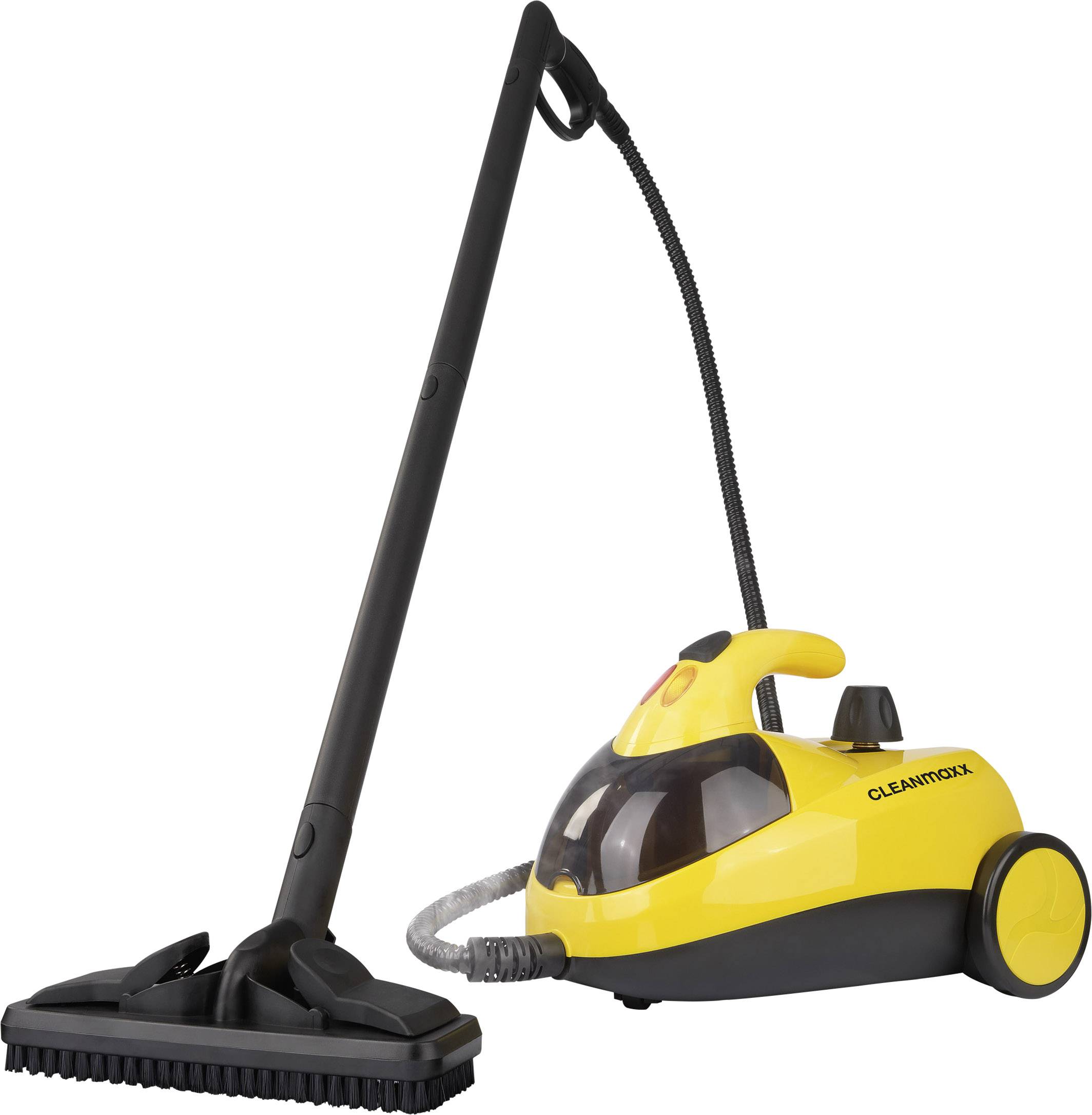 CleanMaxx 01688 Dampfreiniger 01688 1500W Gelb, Schwarz