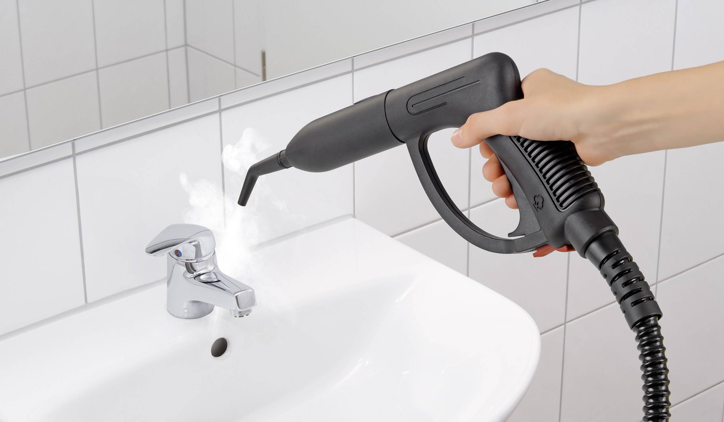 CleanMaxx 01688 Dampfreiniger 01688 1500W Gelb, Schwarz