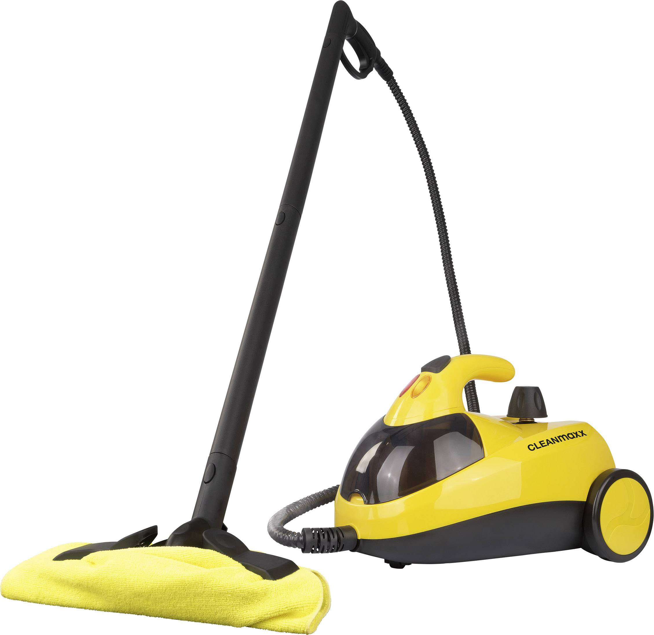 CleanMaxx 01688 Dampfreiniger 01688 1500W Gelb, Schwarz