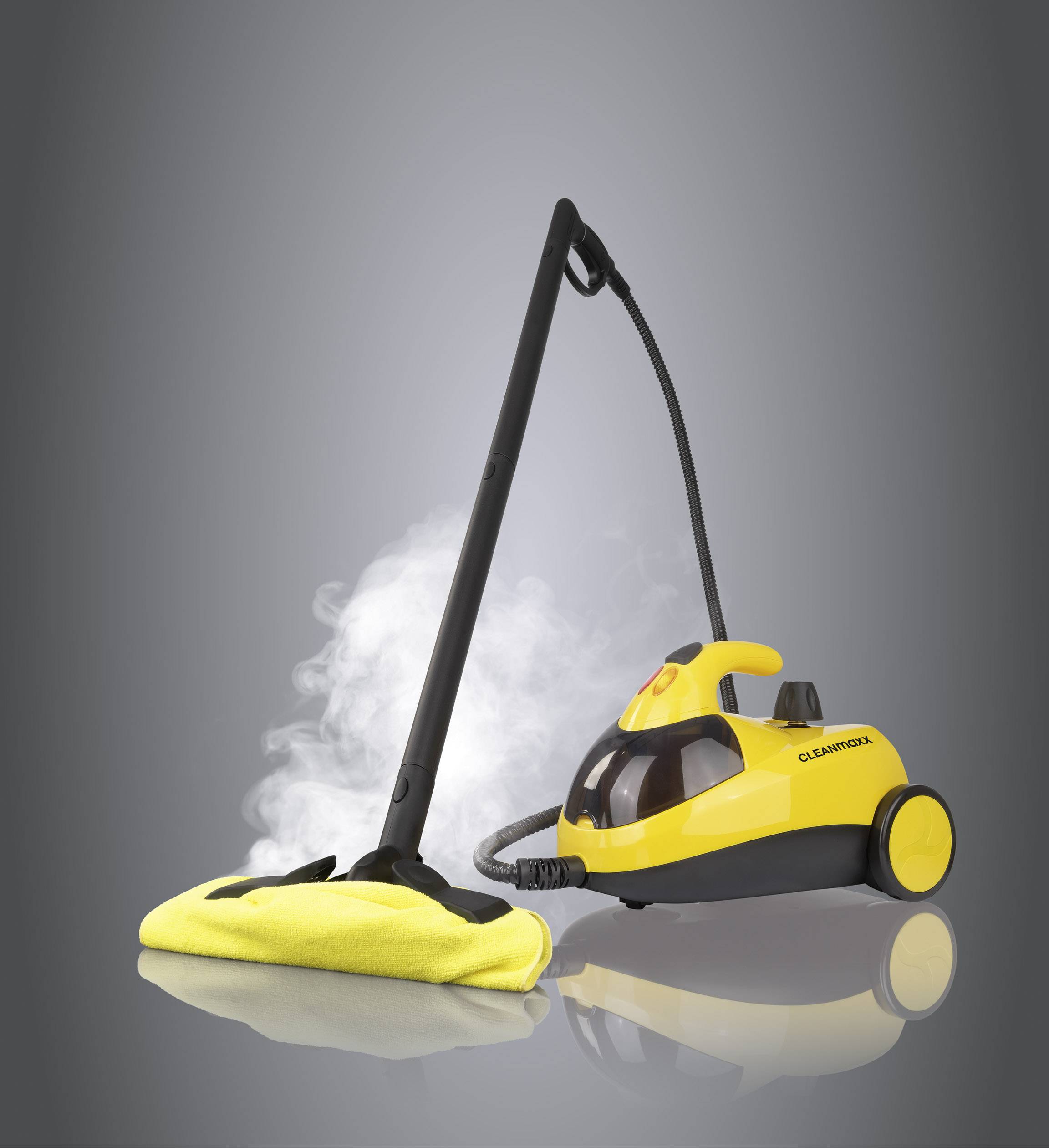 CleanMaxx 01688 Dampfreiniger 01688 1500W Gelb, Schwarz