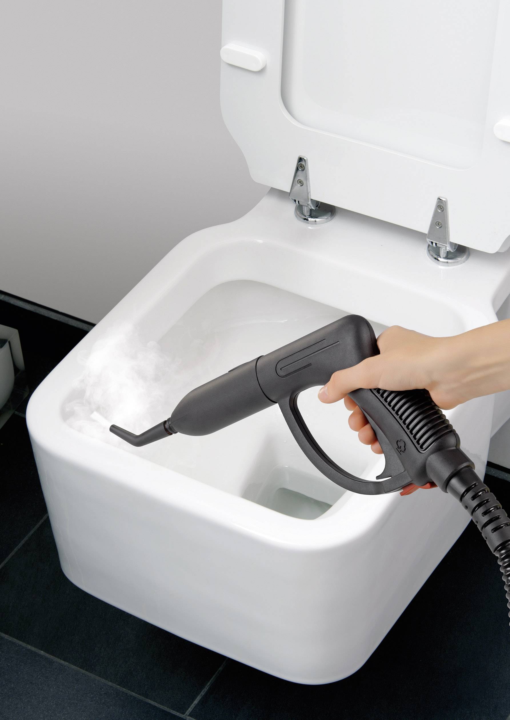 CleanMaxx 01688 Dampfreiniger 01688 1500W Gelb, Schwarz