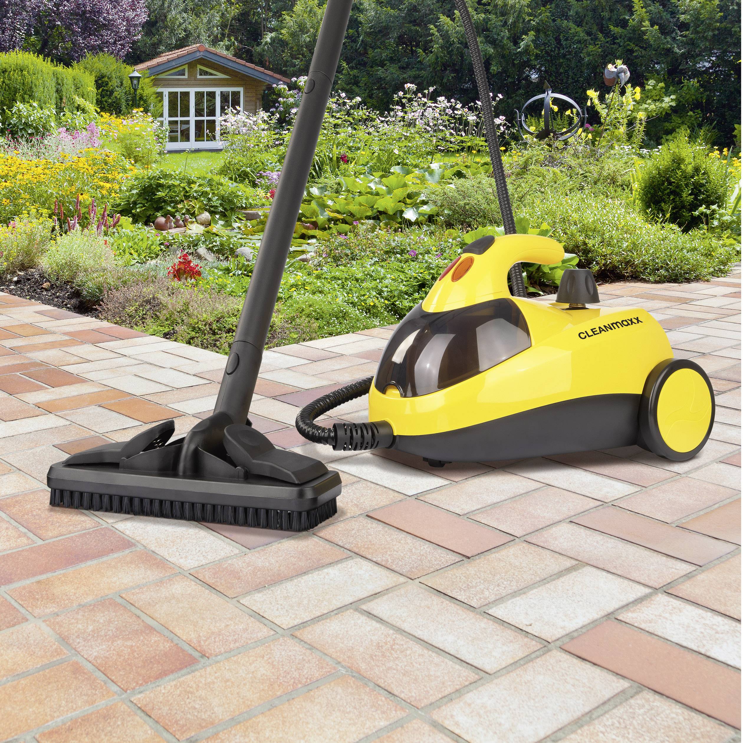 CleanMaxx 01688 Dampfreiniger 01688 1500W Gelb, Schwarz
