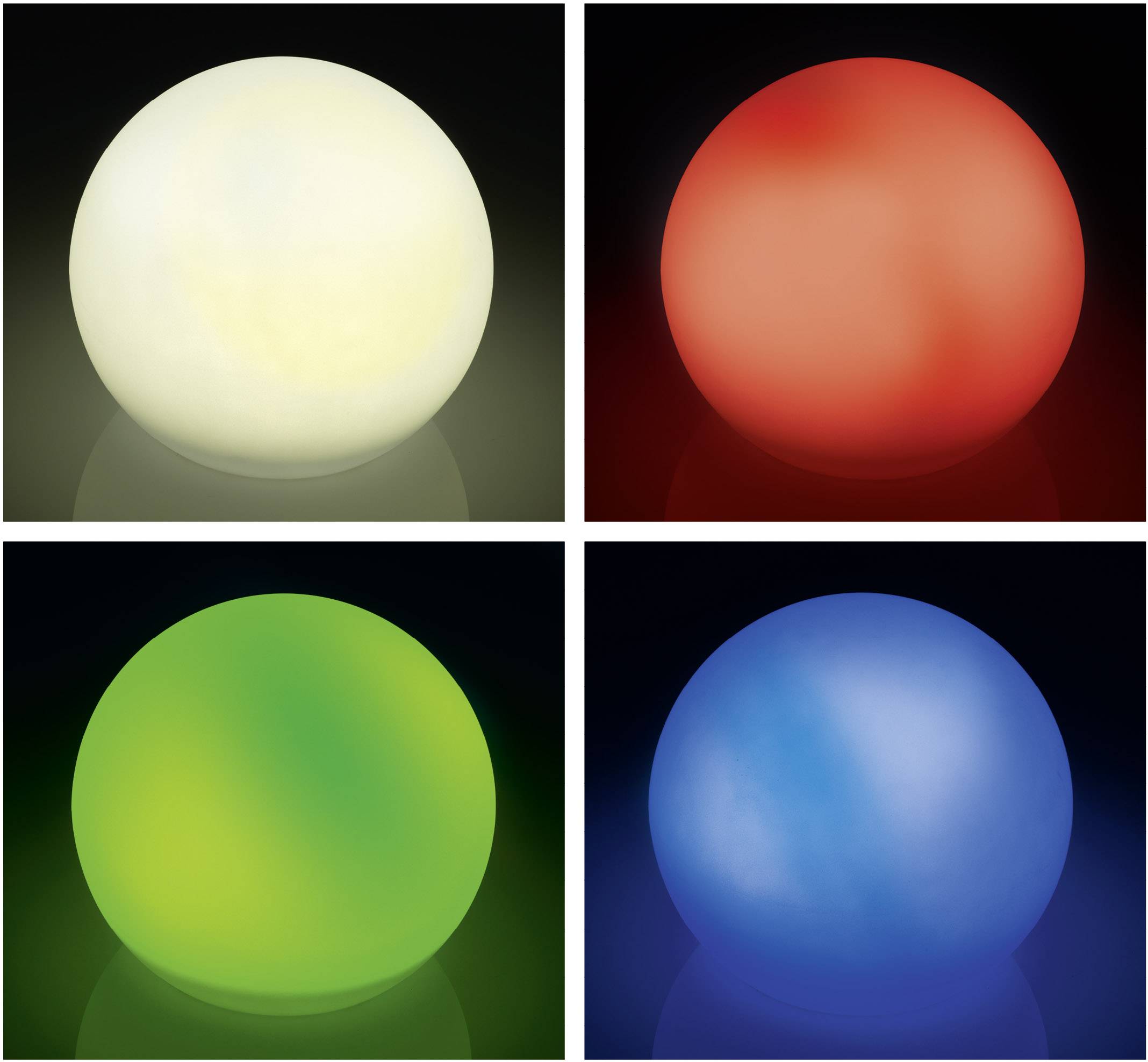 easymaxx 07810 07810 Solar-Gartenleuchte Solarkugel LED LED fest eingebaut 1.2 W Weiß
