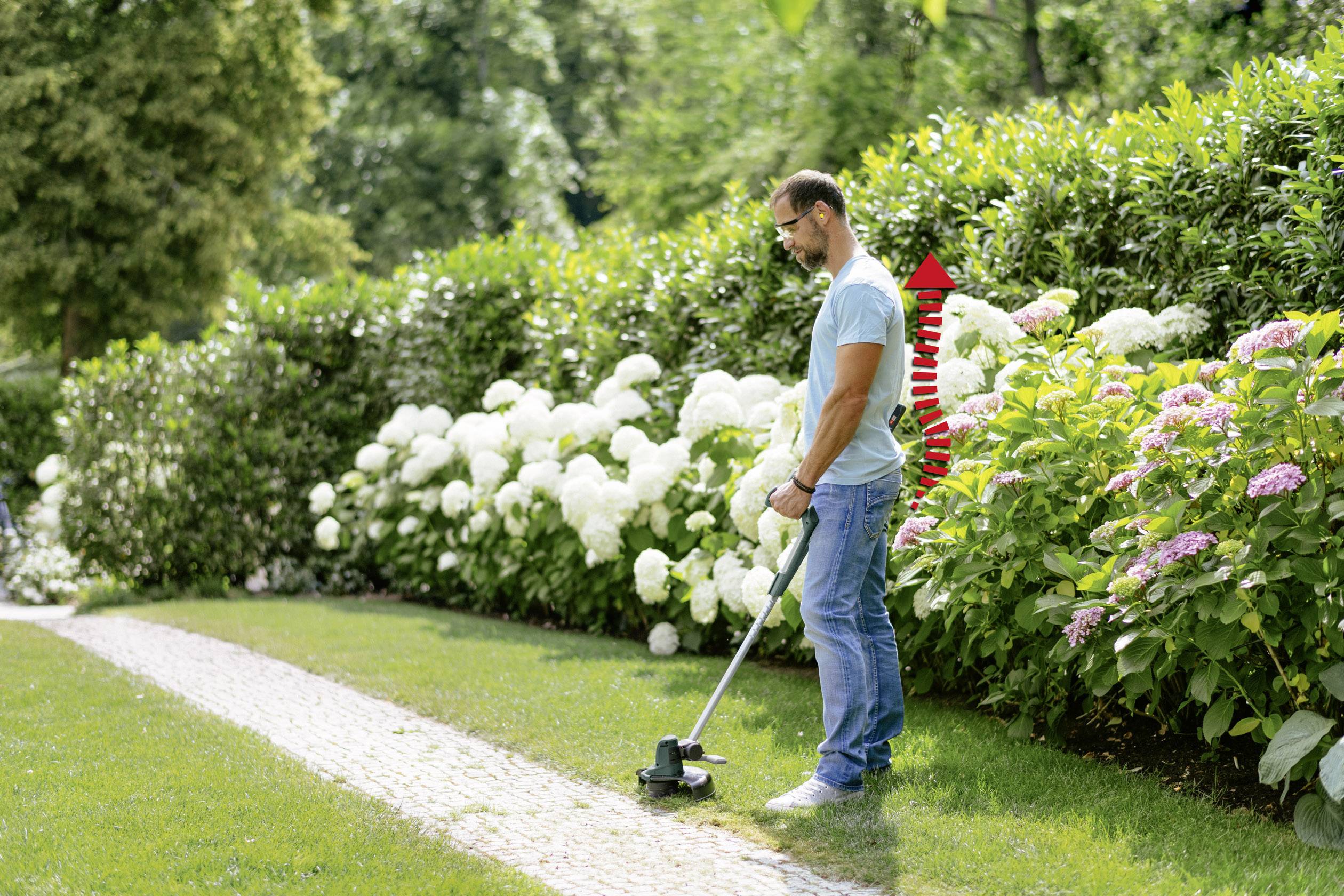 Bosch Home and Garden UniversalGrasCut 18 Akku Rasentrimmer ohne Akku 18V Schnittbreite (max.): 26cm