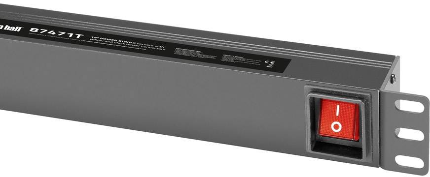 Adam Hall 87471T 19 Zoll Stromverteiler 1 HE