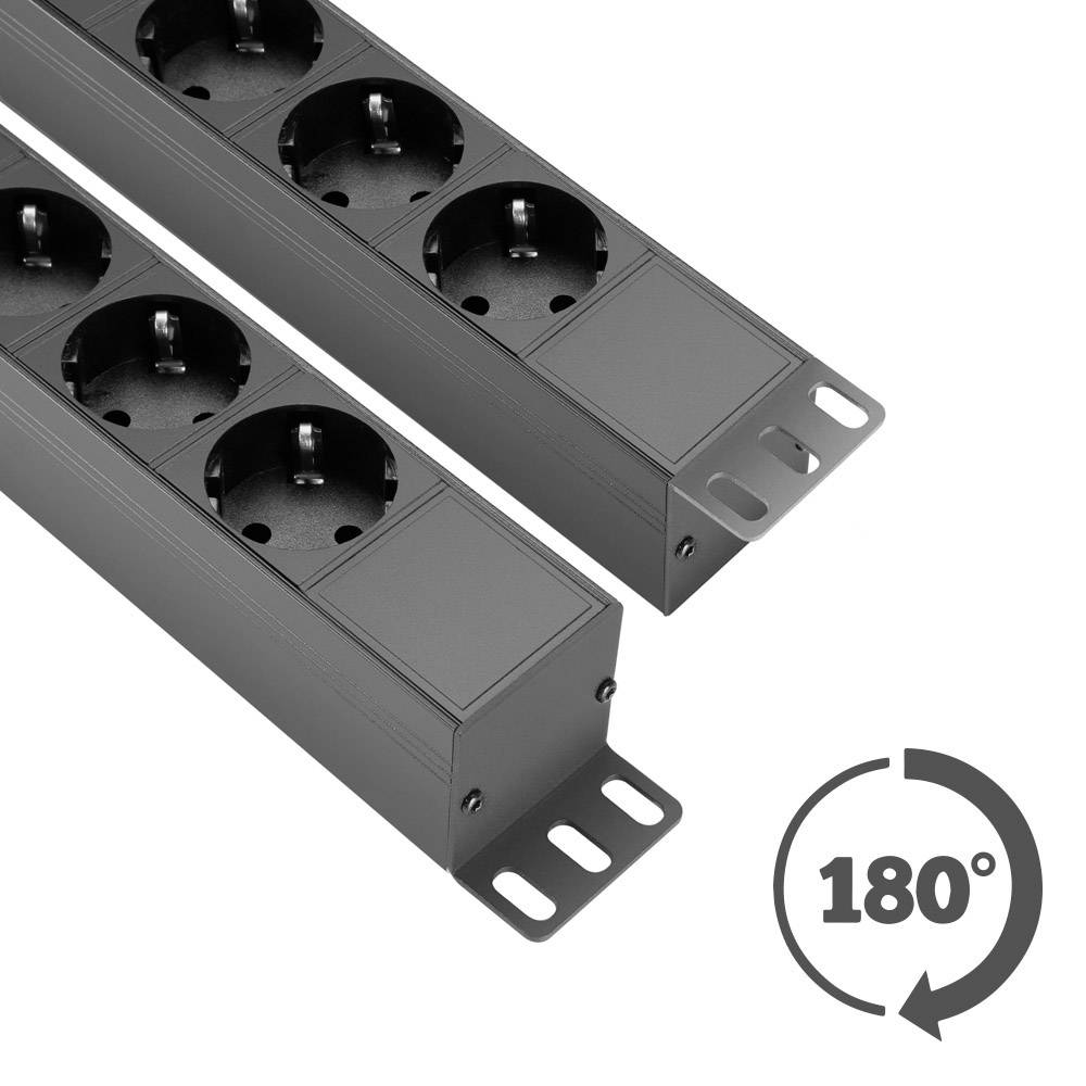 Adam Hall 87471T 19 Zoll Stromverteiler 1 HE